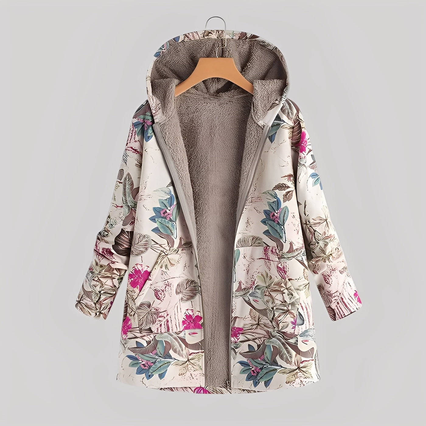 Maria – ciepła, miękka dzianinowa parka