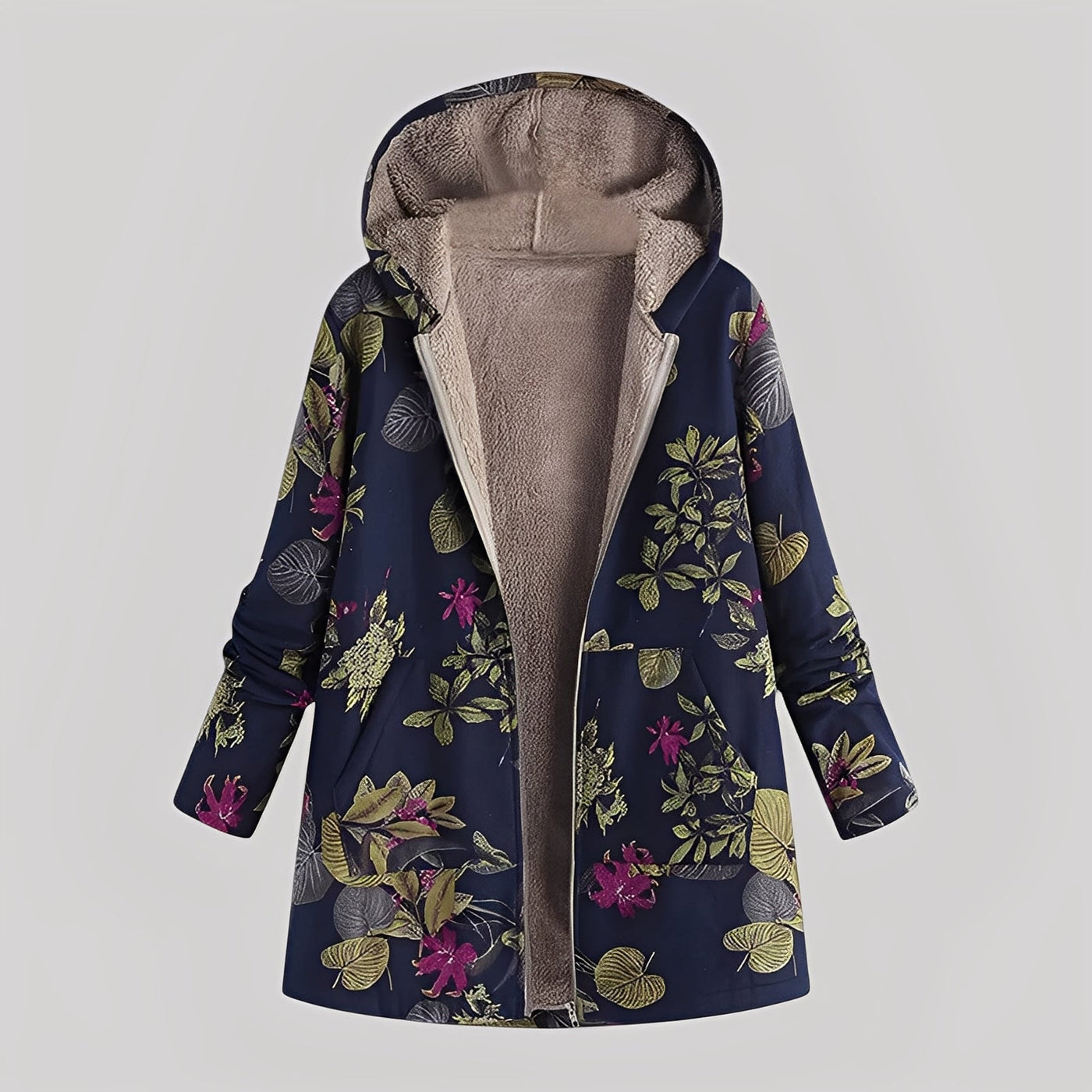 Maria – ciepła, miękka dzianinowa parka