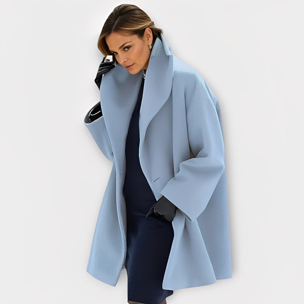 Maria – elegancki płaszcz wełniany