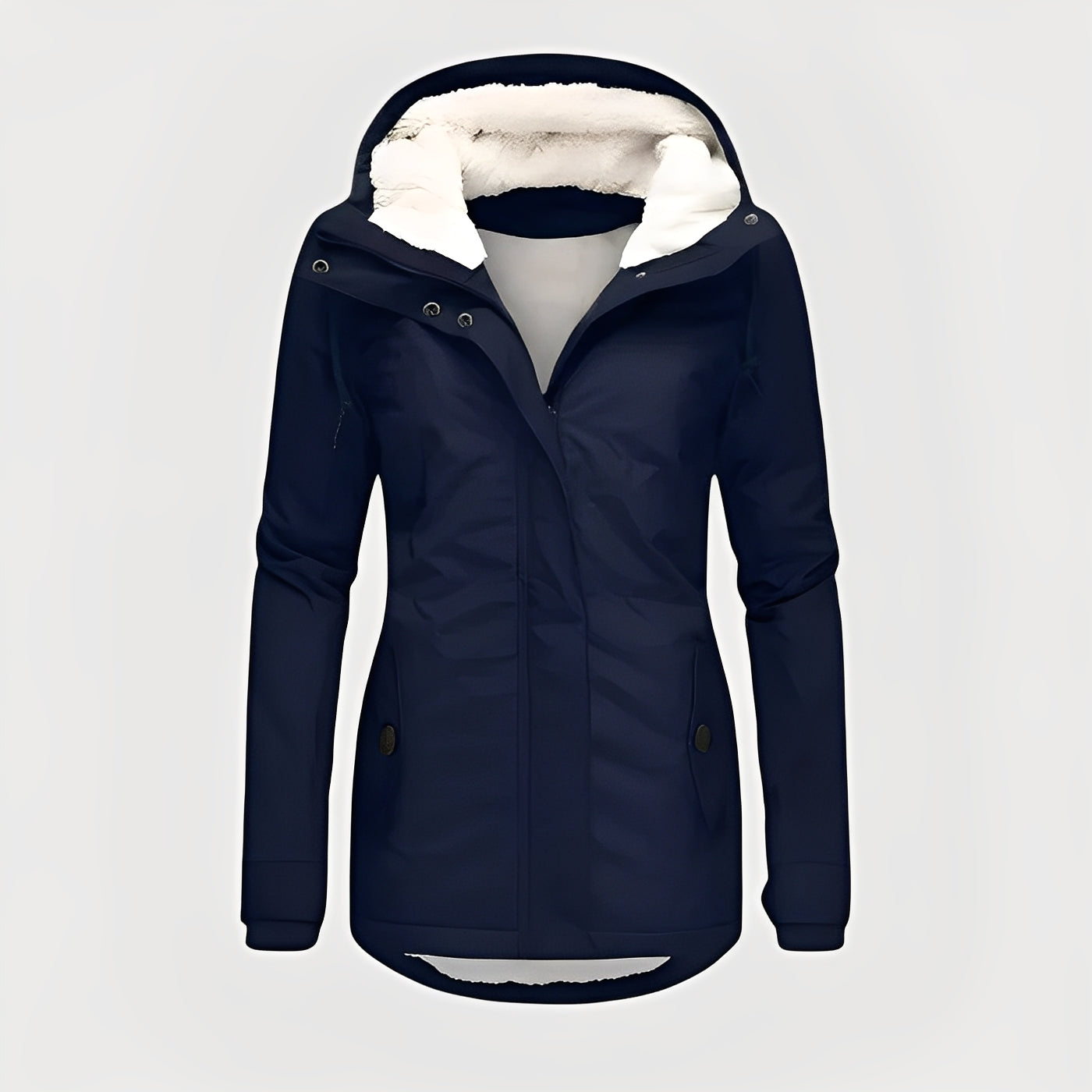 Maria – wodoodporna długa kurtka z kapturem