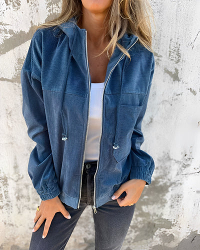 Maria – retro kurtka z sztruksu