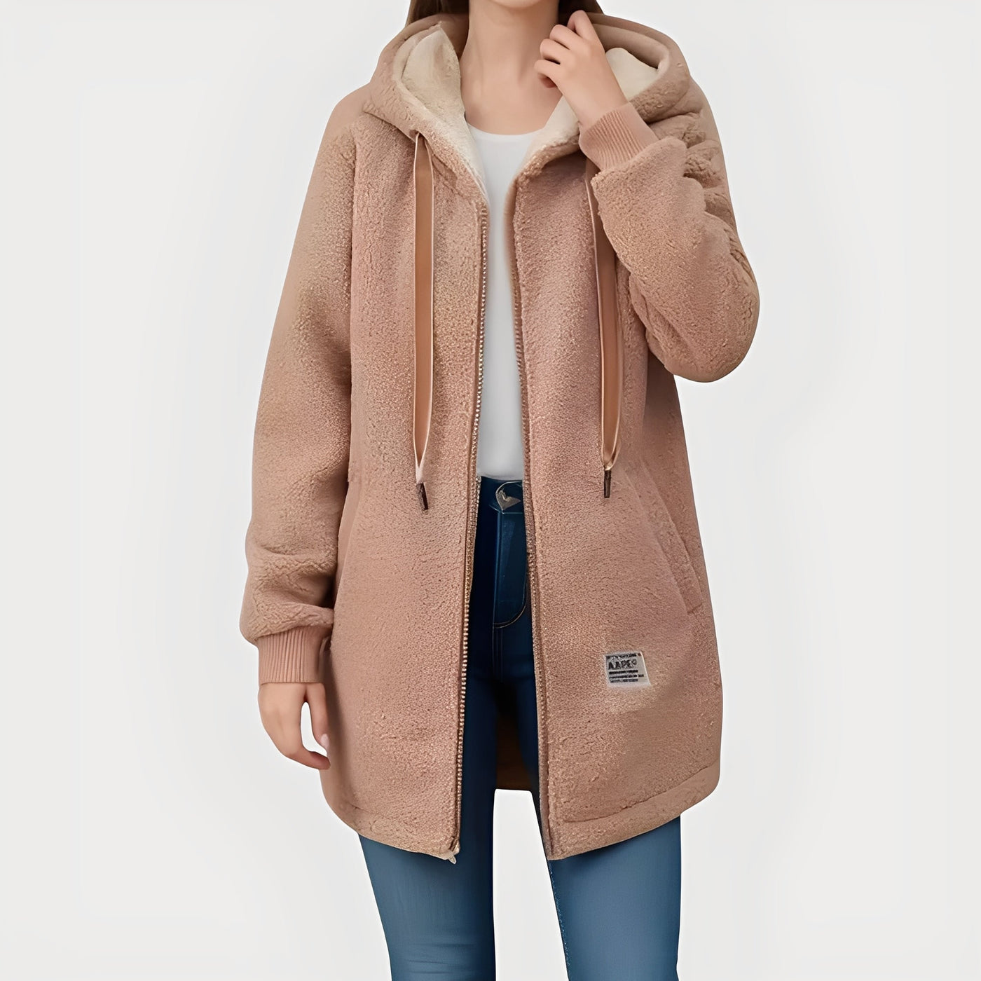 Maria – damska fleece'owa kurtka, styl i ciepło na zimne dni