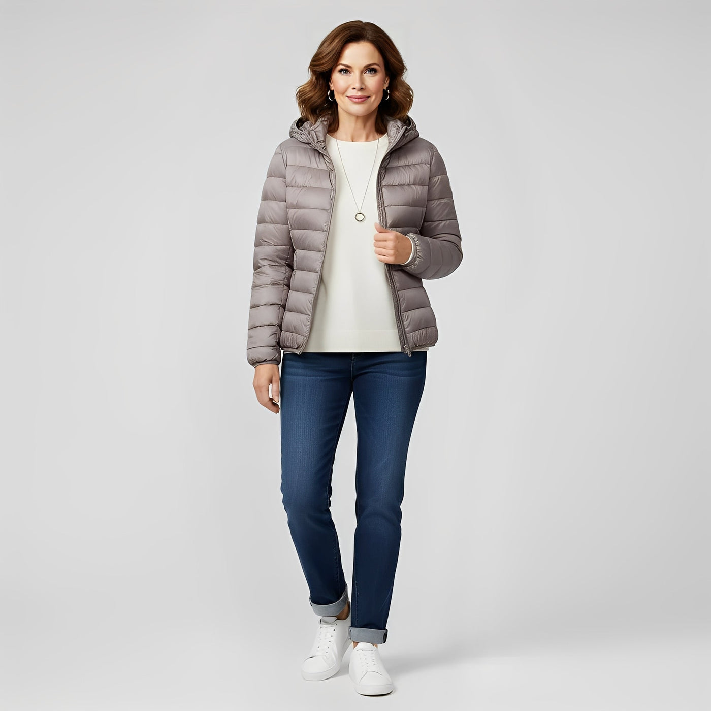 Maria – lekka i elegancka kurtka puchowa