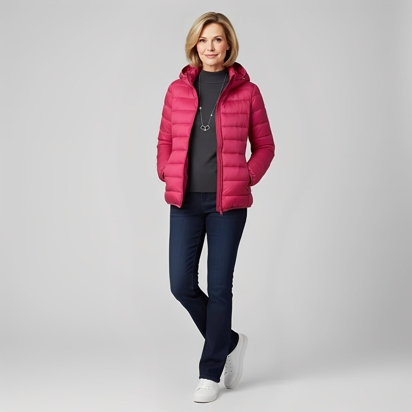 Maria – lekka i elegancka kurtka puchowa