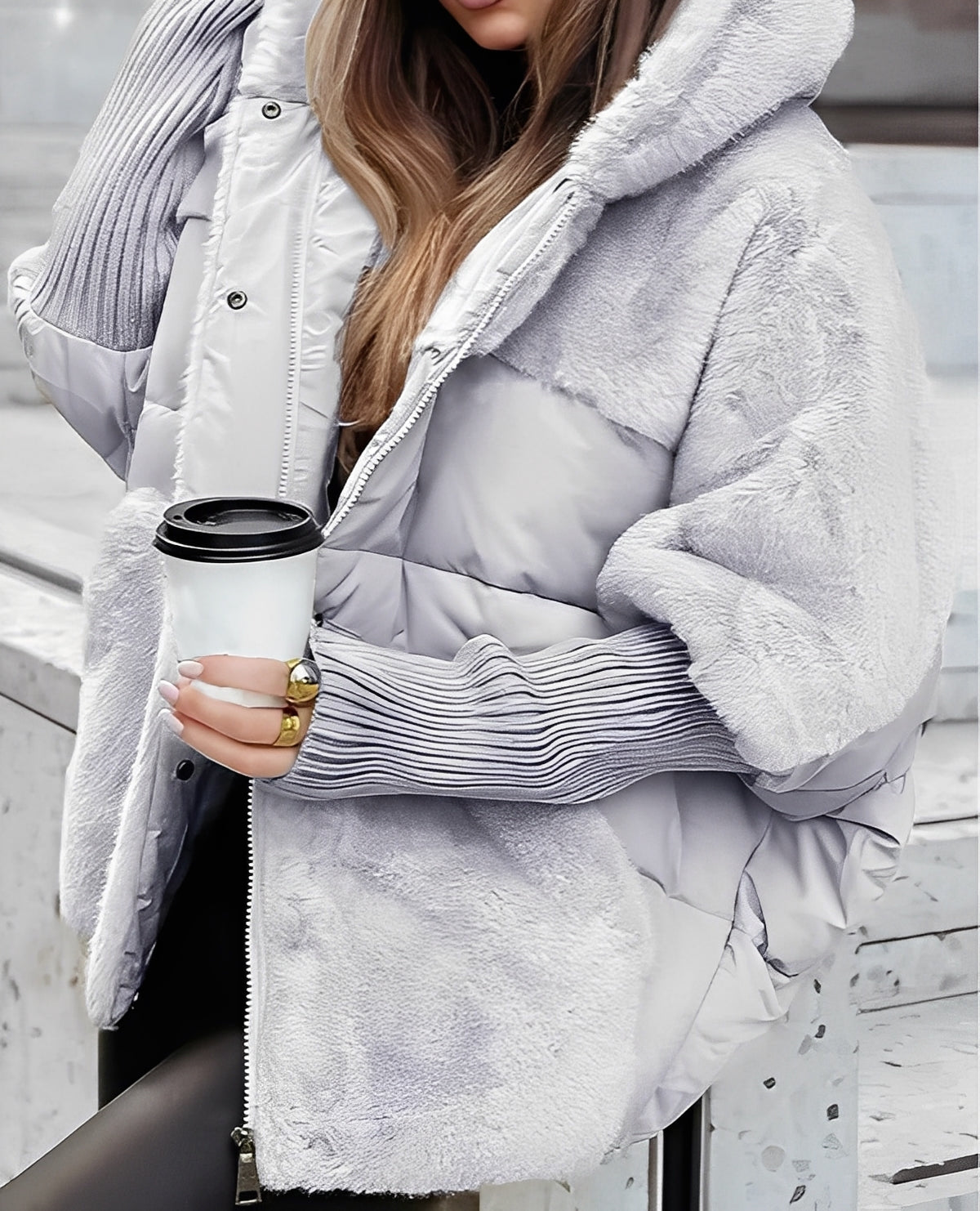 Maria – stylowa kurtka puchowa z kapturem