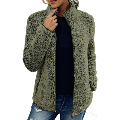 Maria – elegancka casualowa kurtka polarowa