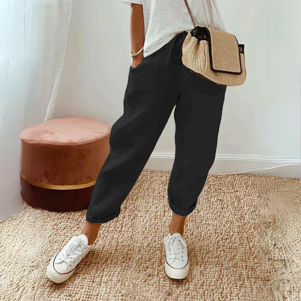 Maja™ | Lekkie Lniane Spodnie Damskie | 50% Zniżki