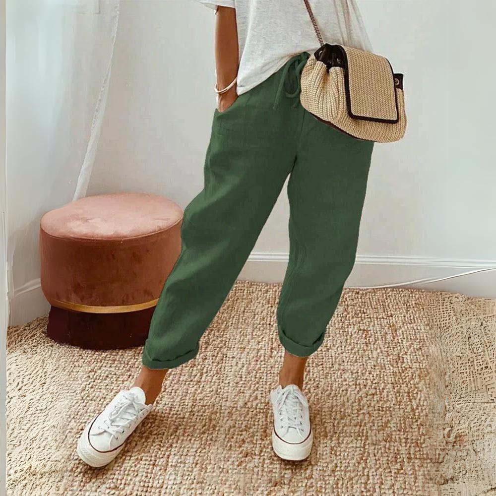 Maja™ | Lekkie Lniane Spodnie Damskie | 50% Zniżki