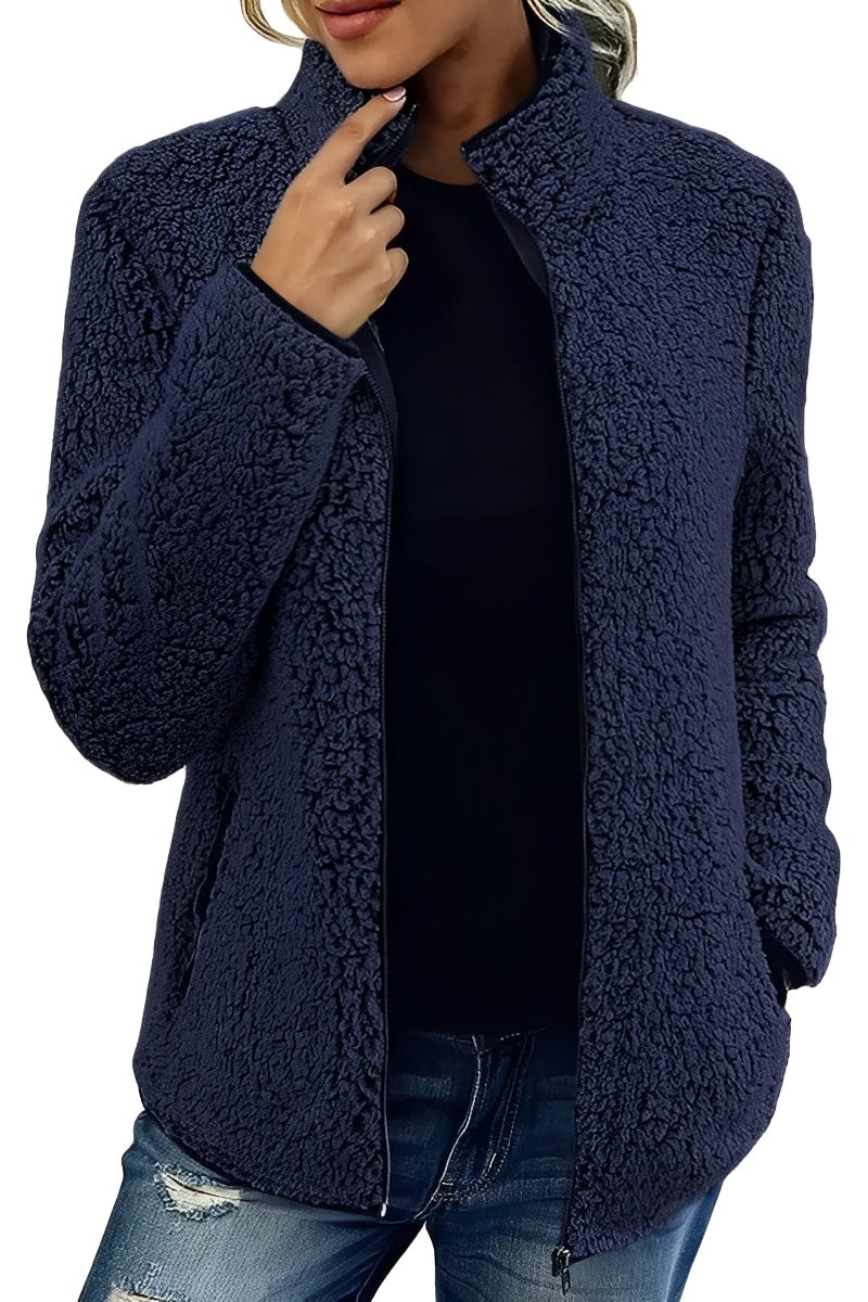 Maria – elegancka casualowa kurtka polarowa