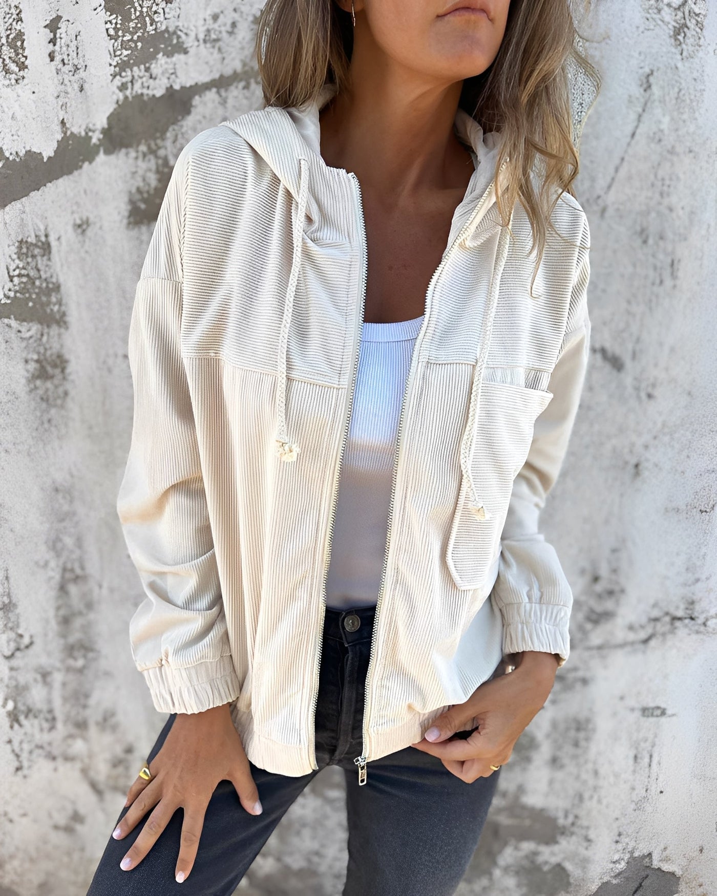 Maria – retro kurtka z sztruksu